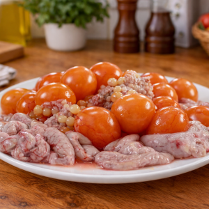 Tràng trứng gà giun quế