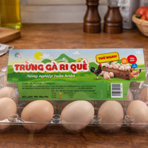 Trứng gà giun quế